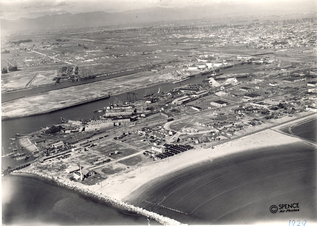 An aerial view of the Port in 1926