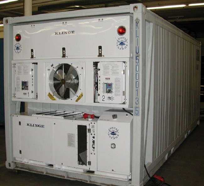 Refrigerated ISO containers