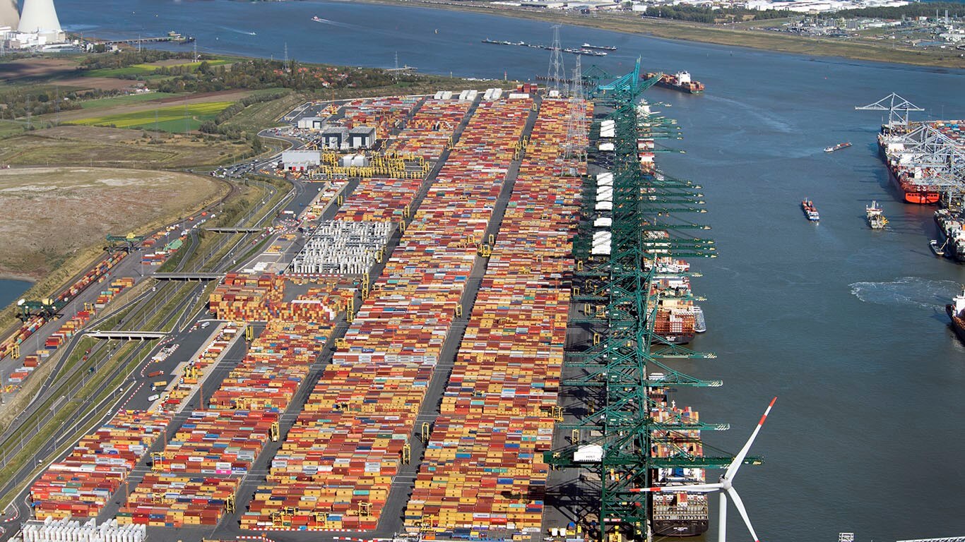Yard density and container delays force Antwerp terminal to set cargo opening rule